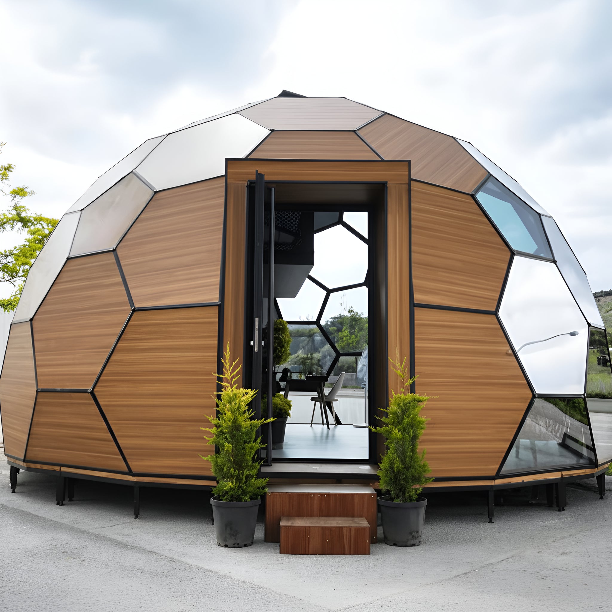Solara AmberCell Premium Glamping Igloo Dome