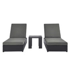 Tahoe 3-Piece Outdoor Patio Chaise Lounge Set