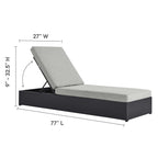 Tahoe 3-Piece Outdoor Patio Chaise Lounge Set