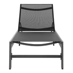 Tahoe Outdoor Patio Mesh and Aluminum Chaise Lounge by Modway