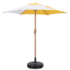 Ainfox Patio Umbrella Base Round With Diamond Pattern Decor