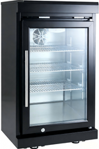 Black Single Door Fridge Cabinet Outdoor Kitchen Islands