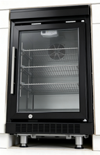 Black Single Door Fridge Cabinet Outdoor Kitchen Islands