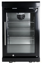 Black Single Door Fridge Cabinet Outdoor Kitchen Islands